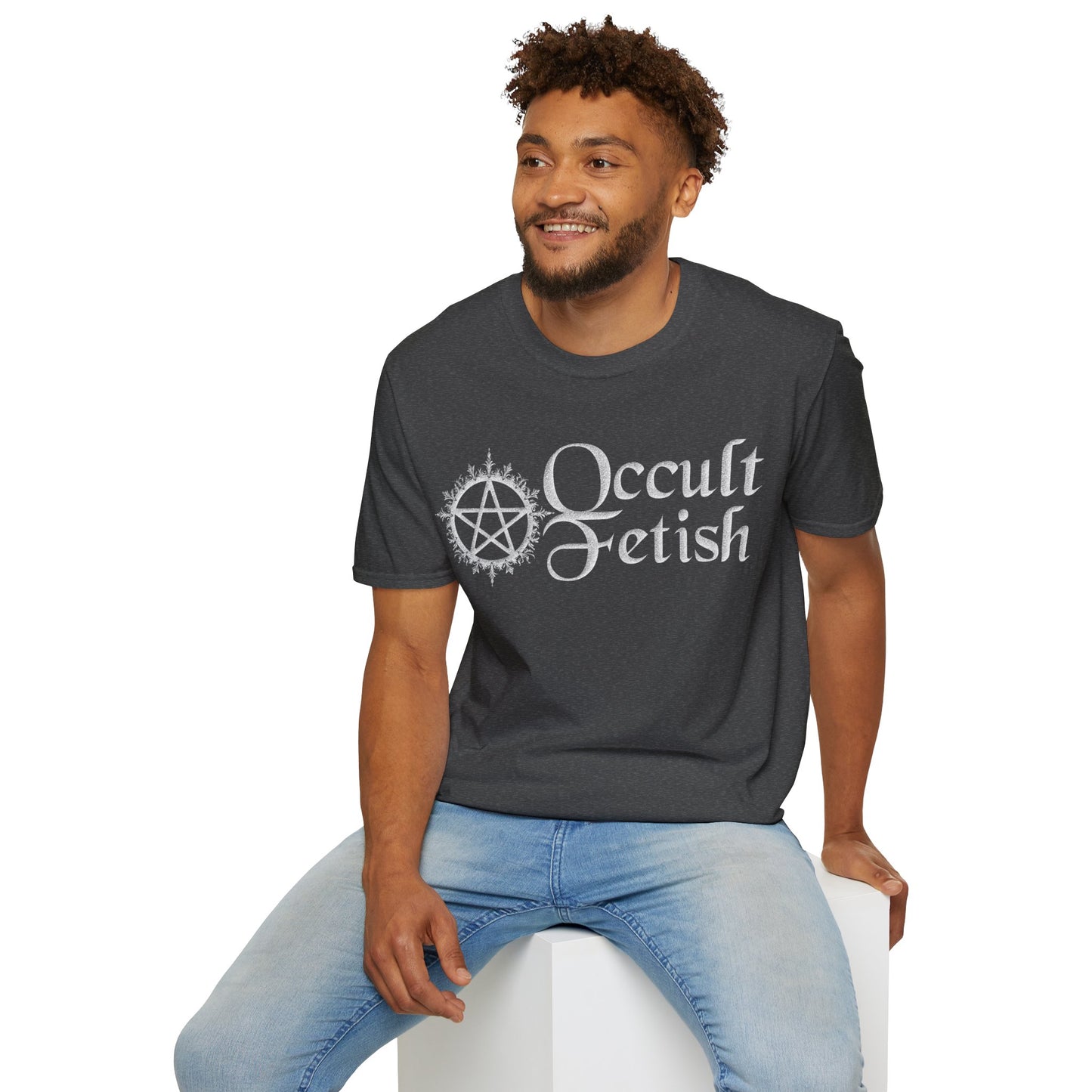 Occult Fetish Unisex Softstyle T-Shirt - Edgy Graphic Tee for Alternative Lifestyles